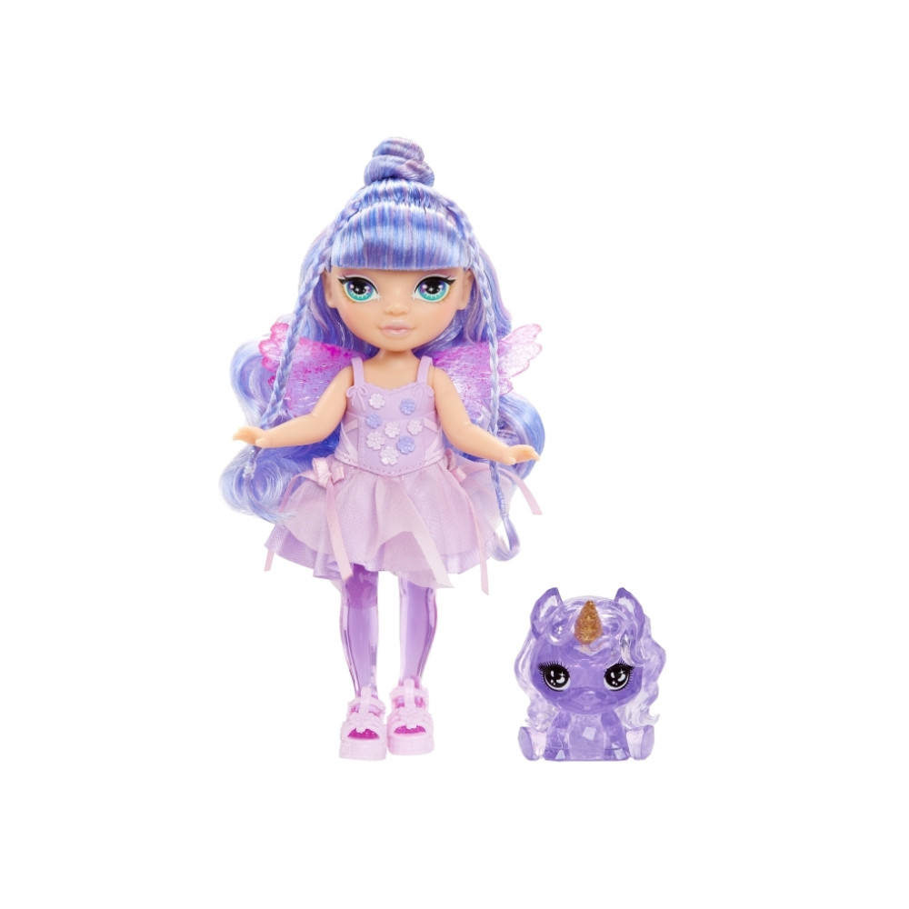 Produktbild för Rainbow High Littles Rainbow Fantasy Fairies Doll- Amethyst...