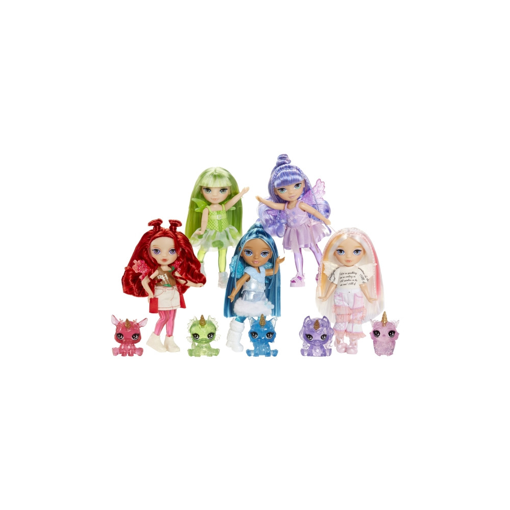 Produktbild för Rainbow High Littles Rainbow Fantasy Fairies Doll- Amethyst...