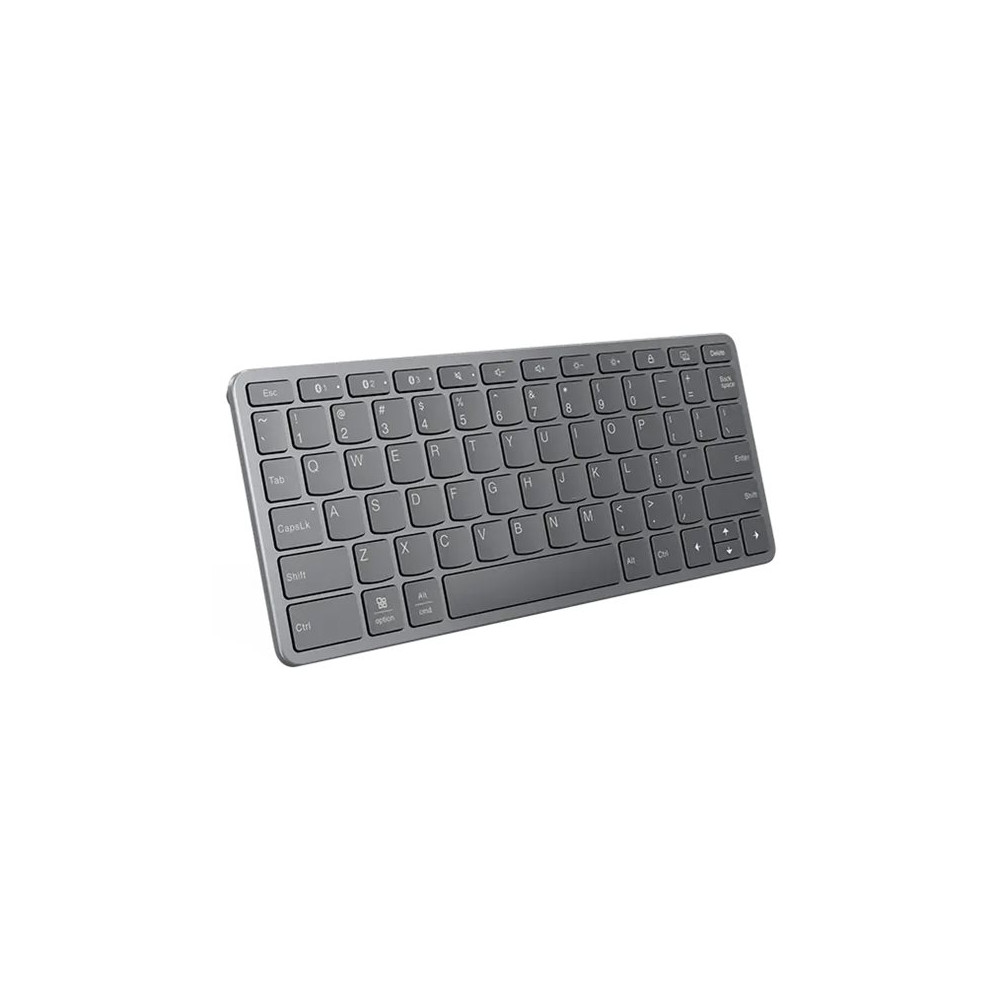 Produktbild för Lenovo KB331U - tangentbord - flera enheter - QWERTY - USA, internationellt - luna gray Inmatningsenhet