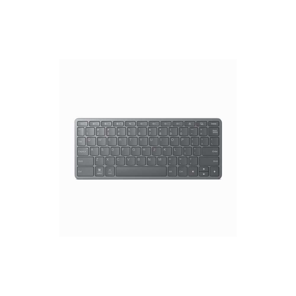 Produktbild för Lenovo KB331U - tangentbord - flera enheter - QWERTY - USA, internationellt - luna gray Inmatningsenhet