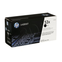 Produktbild för HP 53X - Lång livslängd - svart - original - LaserJet - tonerkassett (Q7553X)