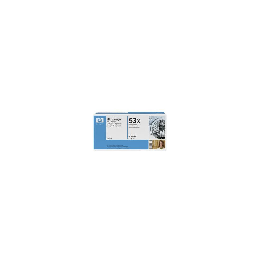 Produktbild för HP 53X - Lång livslängd - svart - original - LaserJet - tonerkassett (Q7553X)