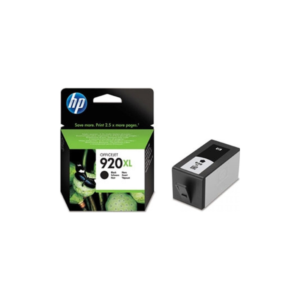 Produktbild för HP 920XL - Lång livslängd - svart - original - bläckpatron