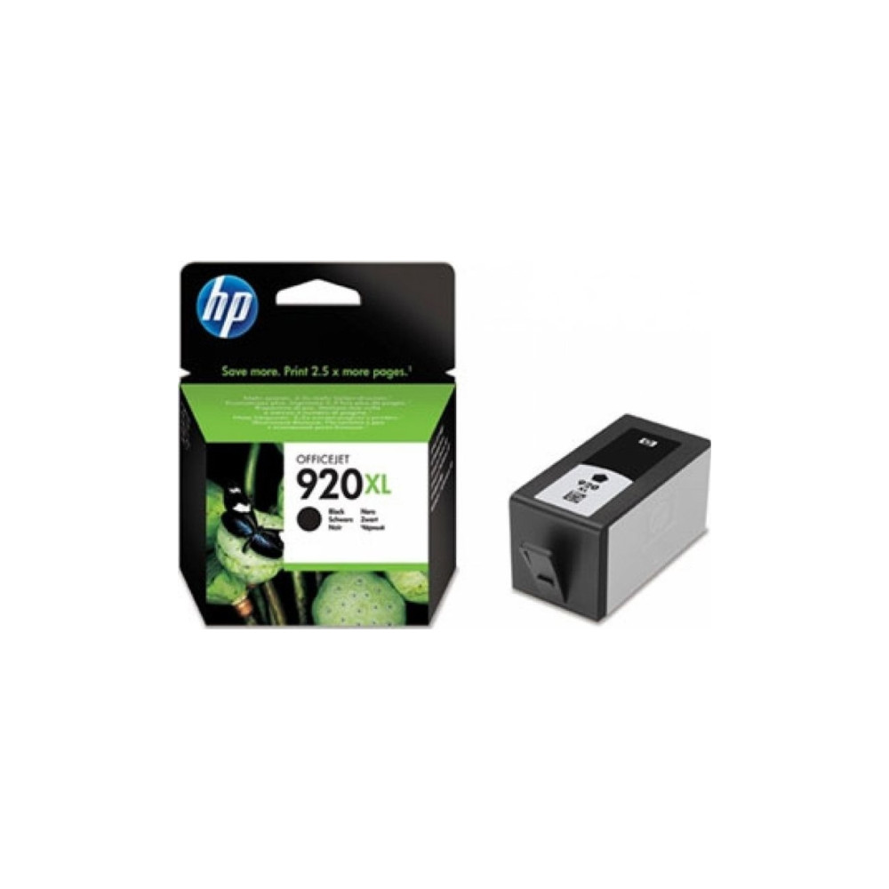 Produktbild för HP 920XL - Lång livslängd - svart - original - bläckpatron