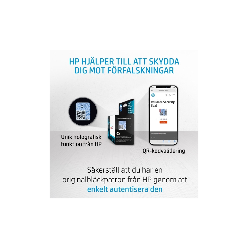 Produktbild för HP 920XL - Lång livslängd - svart - original - bläckpatron