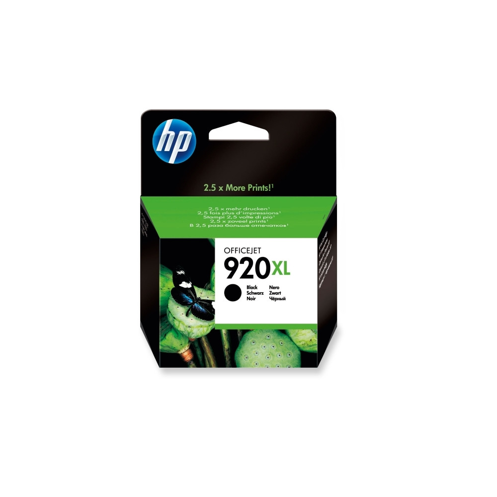 Produktbild för HP 920XL - Lång livslängd - svart - original - bläckpatron