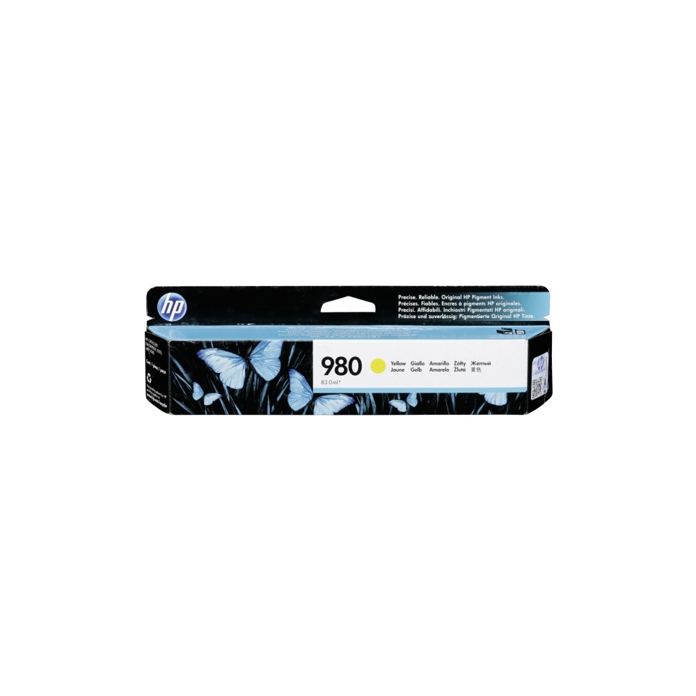 Produktbild för HP 980 - gul - original - bläckpatron