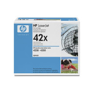 Produktbild för HP 42X - 2-pack - Lång livslängd - svart - original - LaserJet - tonerkassett (Q5942XD)