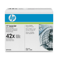 Produktbild för HP 42X - 2-pack - Lång livslängd - svart - original - LaserJet - tonerkassett (Q5942XD)