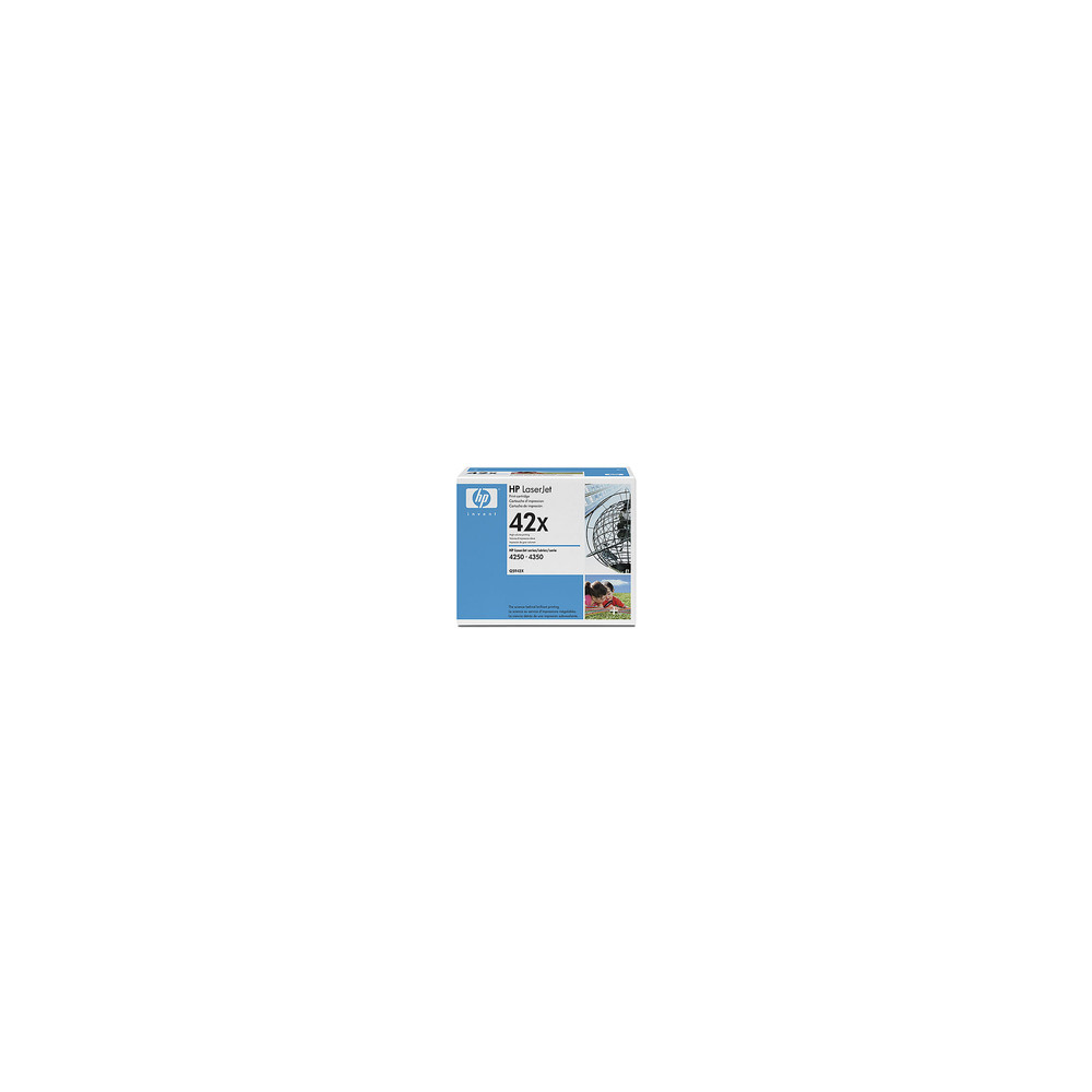Produktbild för HP 42X - 2-pack - Lång livslängd - svart - original - LaserJet - tonerkassett (Q5942XD)