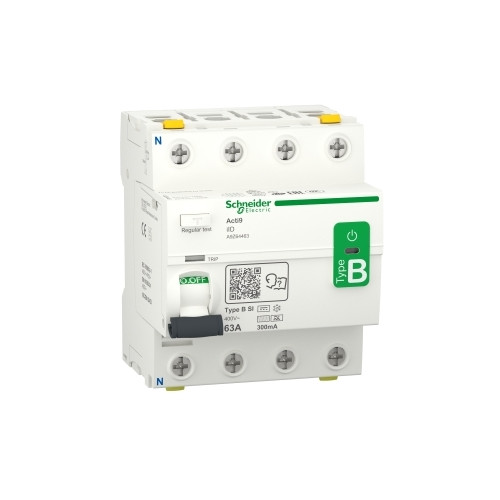 SCHNEIDER ELECTRIC Schneider Electric A9Z64463, Jordfelsbrytare, Type B-SI, 150...