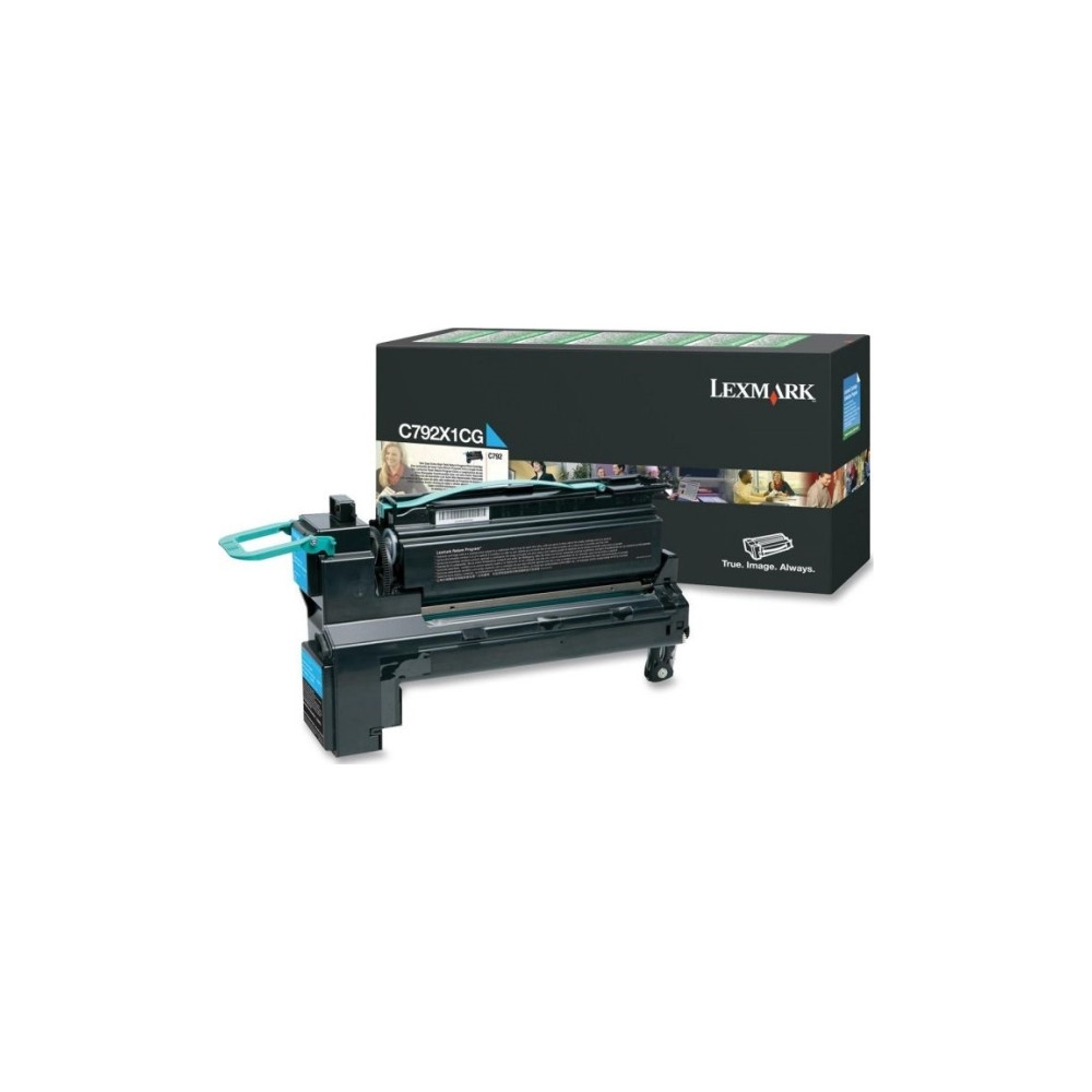 Produktbild för Lexmark - Extra lång livslängd - cyan - original - tonerkassett - LCCP, LRP
