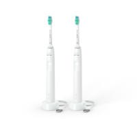 Produktbild för Philips 3100 Series HX3675 - tandborstuppsättning - vit