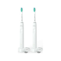 Produktbild för Philips 3100 Series HX3675 - tandborstuppsättning - vit