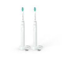 Produktbild för Philips 3100 Series HX3675 - tandborstuppsättning - vit