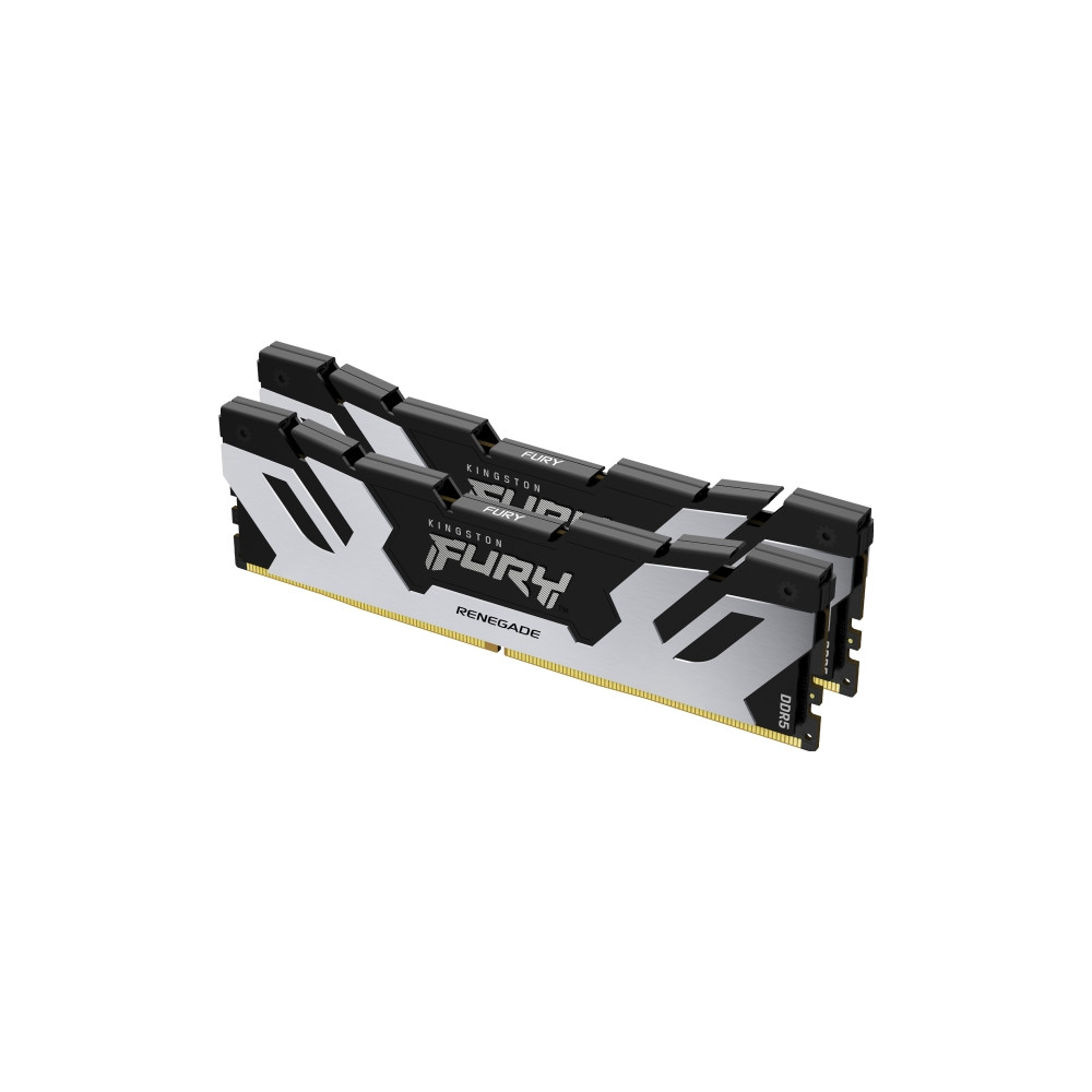 Produktbild för Kingston FURY Renegade Silver - DDR5 - sats - 32 GB: 2 x 16 GB - DIMM 288-pin / PC5-51200 - ej buffrad