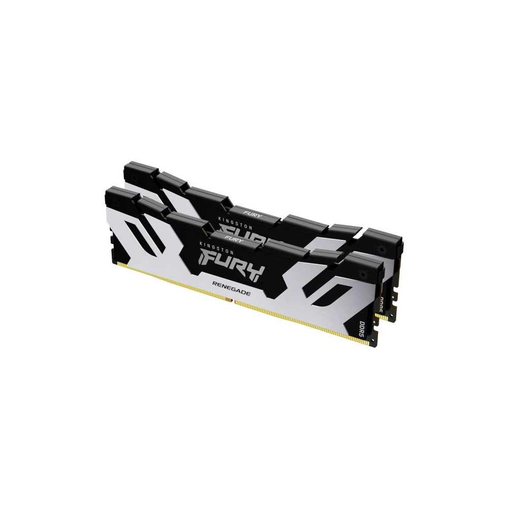 Produktbild för Kingston FURY Renegade Silver - DDR5 - sats - 32 GB: 2 x 16 GB - DIMM 288-pin / PC5-51200 - ej buffrad