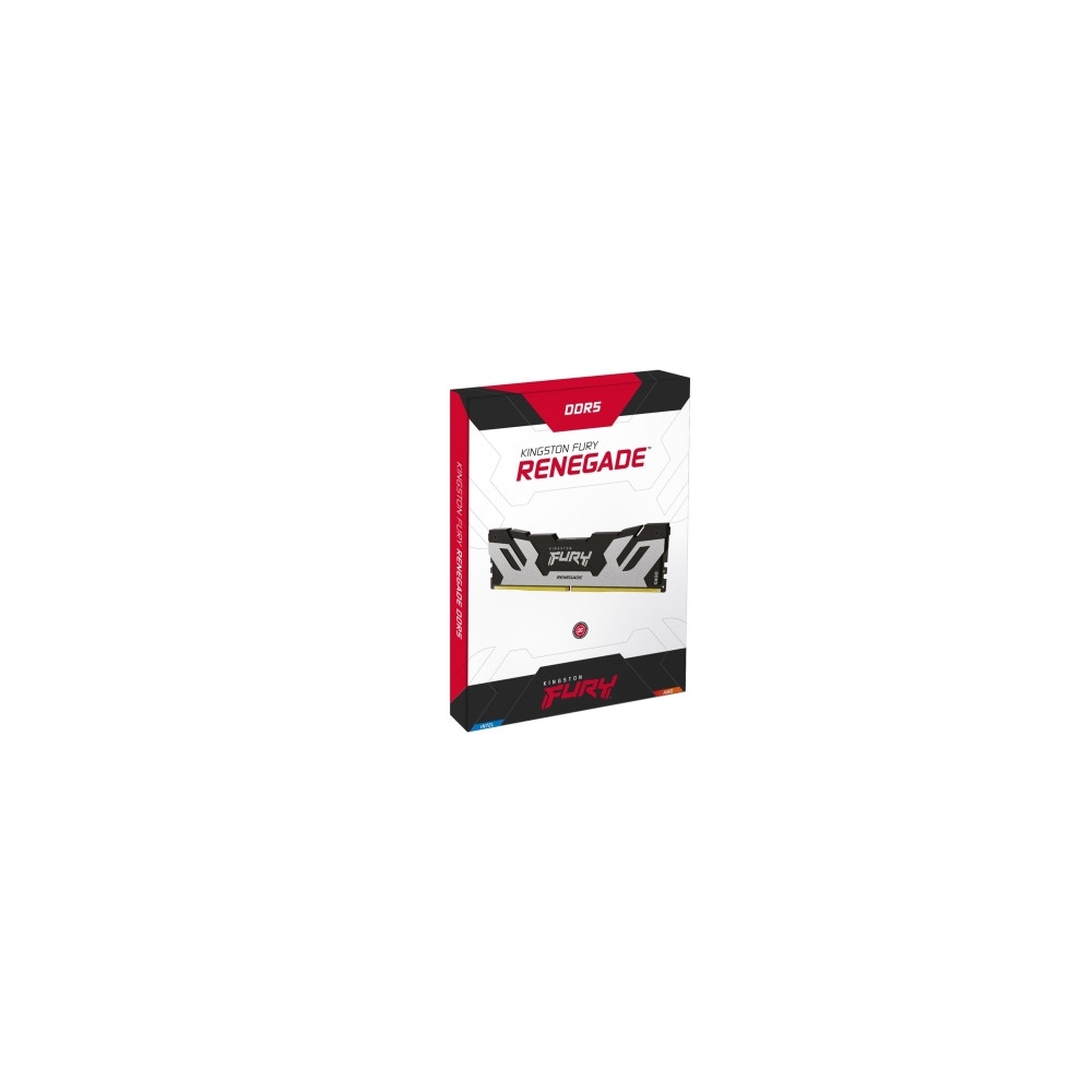 Produktbild för Kingston FURY Renegade Silver - DDR5 - sats - 32 GB: 2 x 16 GB - DIMM 288-pin / PC5-51200 - ej buffrad