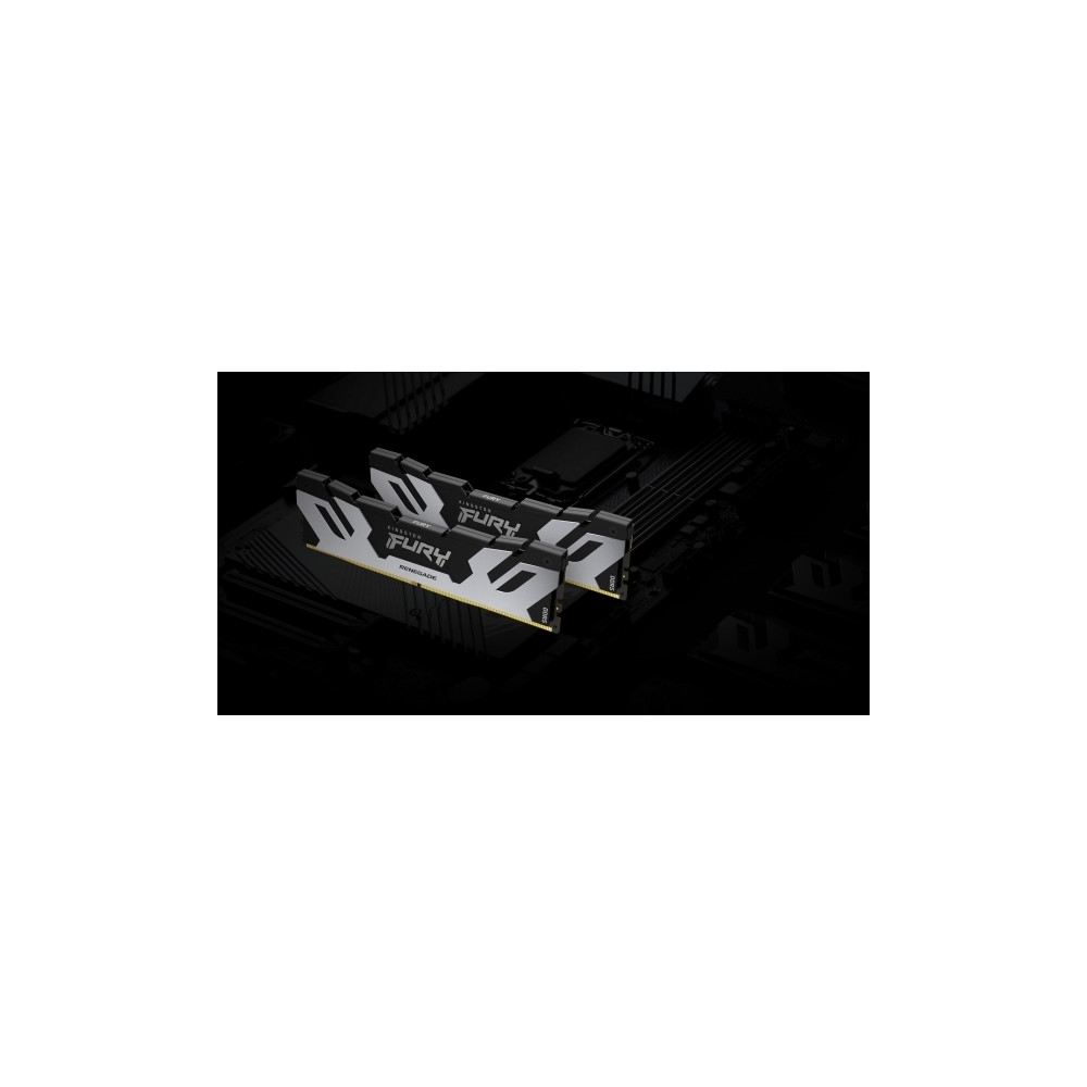 Produktbild för Kingston FURY Renegade Silver - DDR5 - sats - 32 GB: 2 x 16 GB - DIMM 288-pin / PC5-51200 - ej buffrad