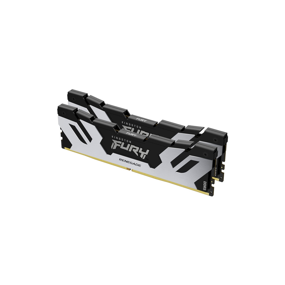 Produktbild för Kingston FURY Renegade Silver - DDR5 - sats - 32 GB: 2 x 16 GB - DIMM 288-pin / PC5-51200 - ej buffrad