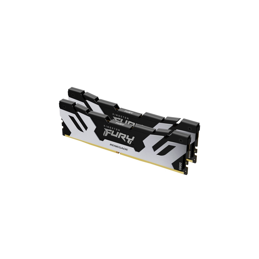 Produktbild för Kingston FURY Renegade Silver - DDR5 - sats - 32 GB: 2 x 16 GB - DIMM 288-pin / PC5-51200 - ej buffrad