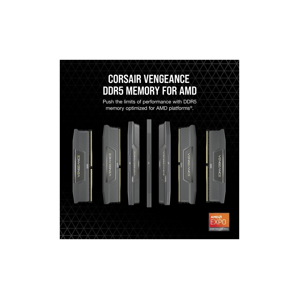 Produktbild för CORSAIR Vengeance - DDR5 - sats - 16 GB: 2 x 8 GB - DIMM 288-pin - 2600 MHz / PC5-41600
