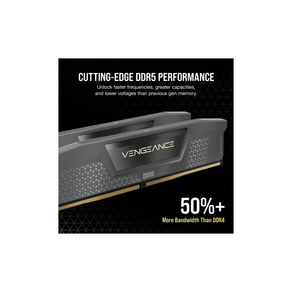 Produktbild för CORSAIR Vengeance - DDR5 - sats - 16 GB: 2 x 8 GB - DIMM 288-pin - 2600 MHz / PC5-41600