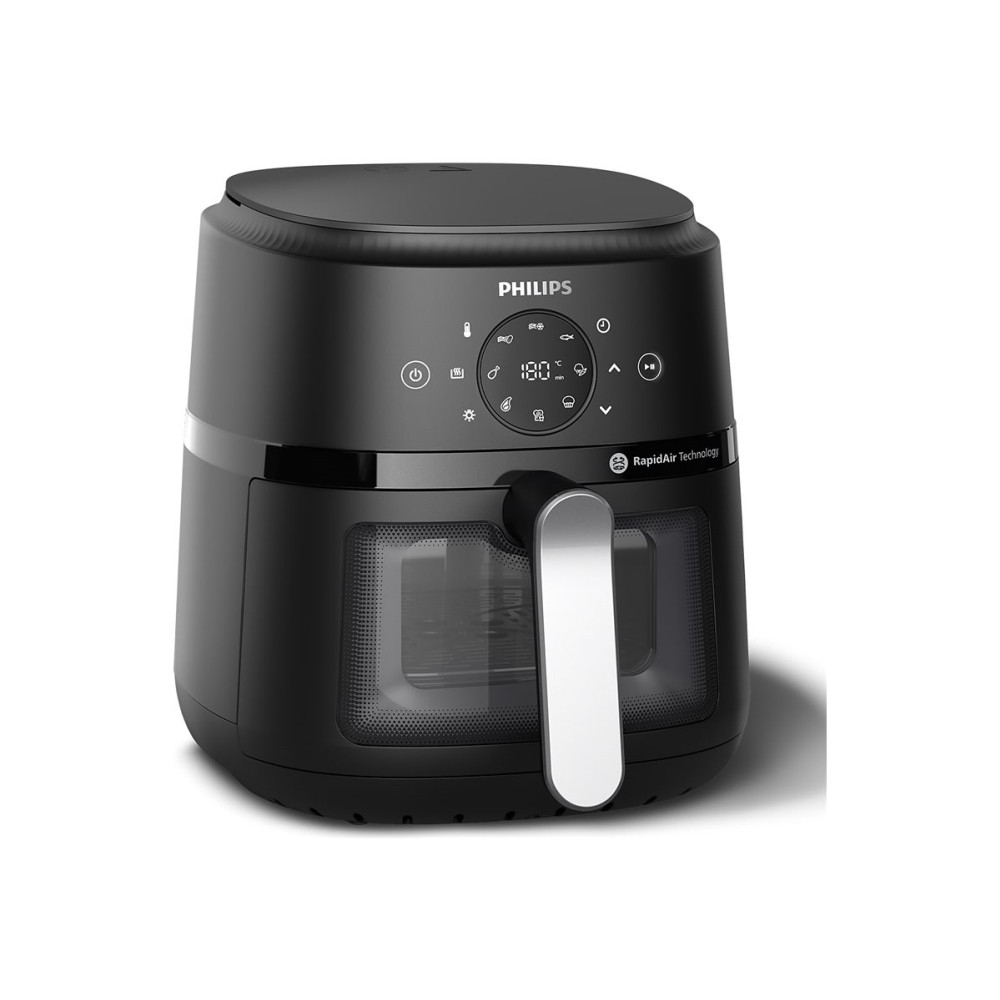 Produktbild för Philips 2000 Series NA221 - varmluftsfritös - svart/silver