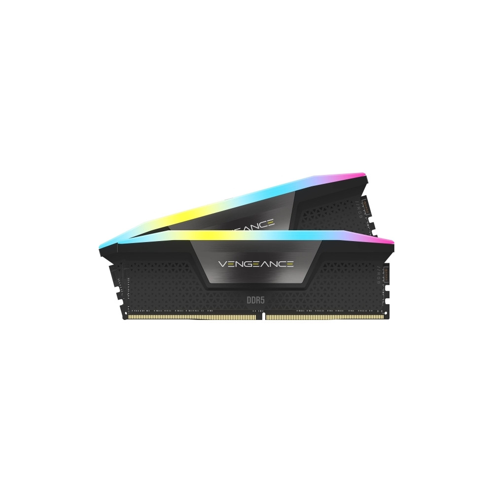 Produktbild för CORSAIR Vengeance RGB - DDR5 - sats - 16 GB: 2 x 8 GB - DIMM 288-pin - 2600 MHz / PC5-48000 - ej buffrad