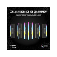 Produktbild för CORSAIR Vengeance RGB - DDR5 - sats - 16 GB: 2 x 8 GB - DIMM 288-pin - 2600 MHz / PC5-48000 - ej buffrad