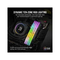Produktbild för CORSAIR Vengeance RGB - DDR5 - sats - 16 GB: 2 x 8 GB - DIMM 288-pin - 2600 MHz / PC5-48000 - ej buffrad