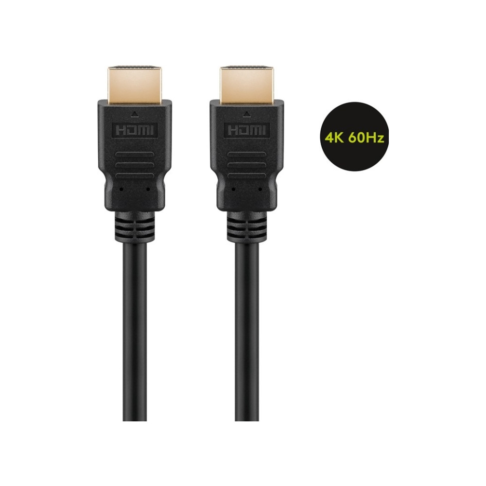 Produktbild för goobay HDMI-kabel med Ethernet - 2 m