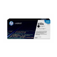 Produktbild för HP 650A - svart - original - LaserJet - tonerkassett (CE270A)