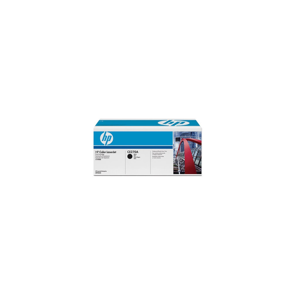 Produktbild för HP 650A - svart - original - LaserJet - tonerkassett (CE270A)