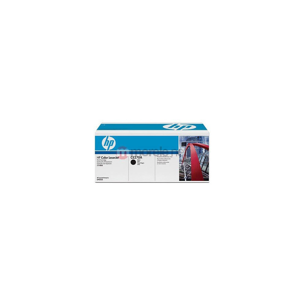 Produktbild för HP 650A - svart - original - LaserJet - tonerkassett (CE270A)