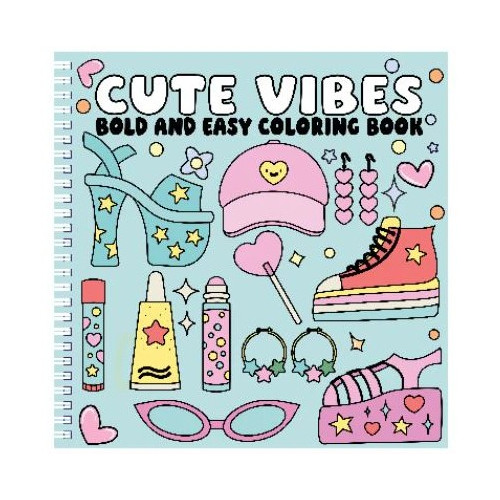 Page Publications Cute Vibes Bold and Easy Coloring Book (häftad, eng)