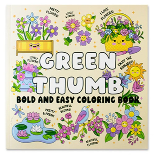 Page Publications Green Thumb Bold and Easy Coloring Book (häftad, eng)