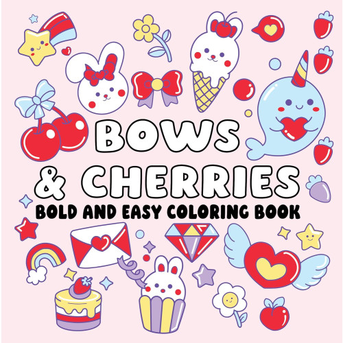 Page Publications Bows and Cherries Bold and Easy Coloring Book (häftad, eng)