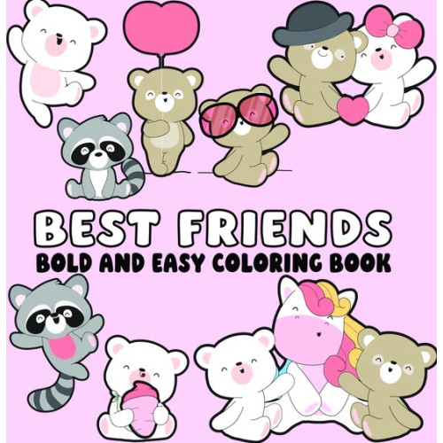 Page Publications Best Friends Bold and Easy Coloring Book (häftad, eng)