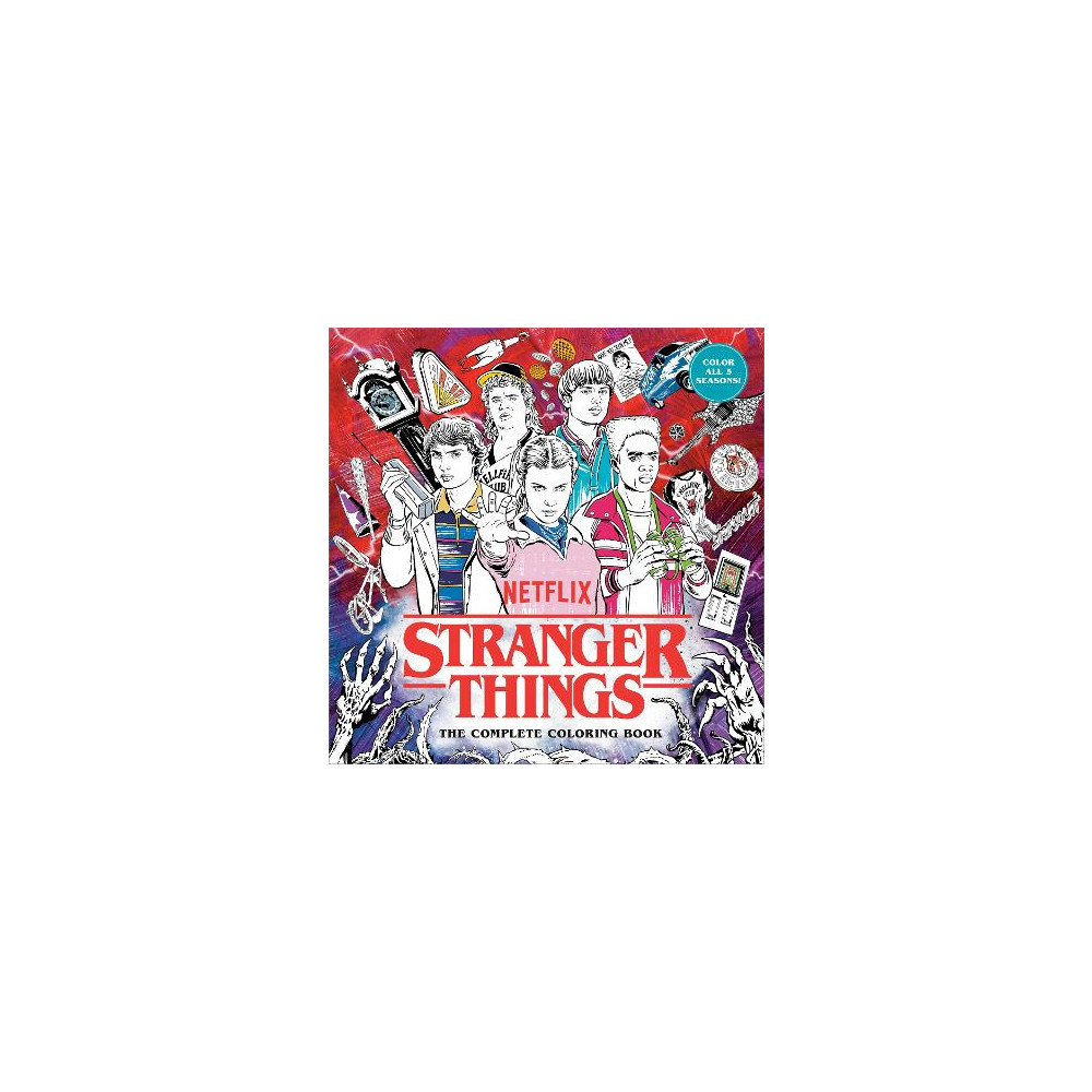Produktbild för Stranger Things: The Complete Coloring Book (Color All Five Seasons!) (häftad, eng)