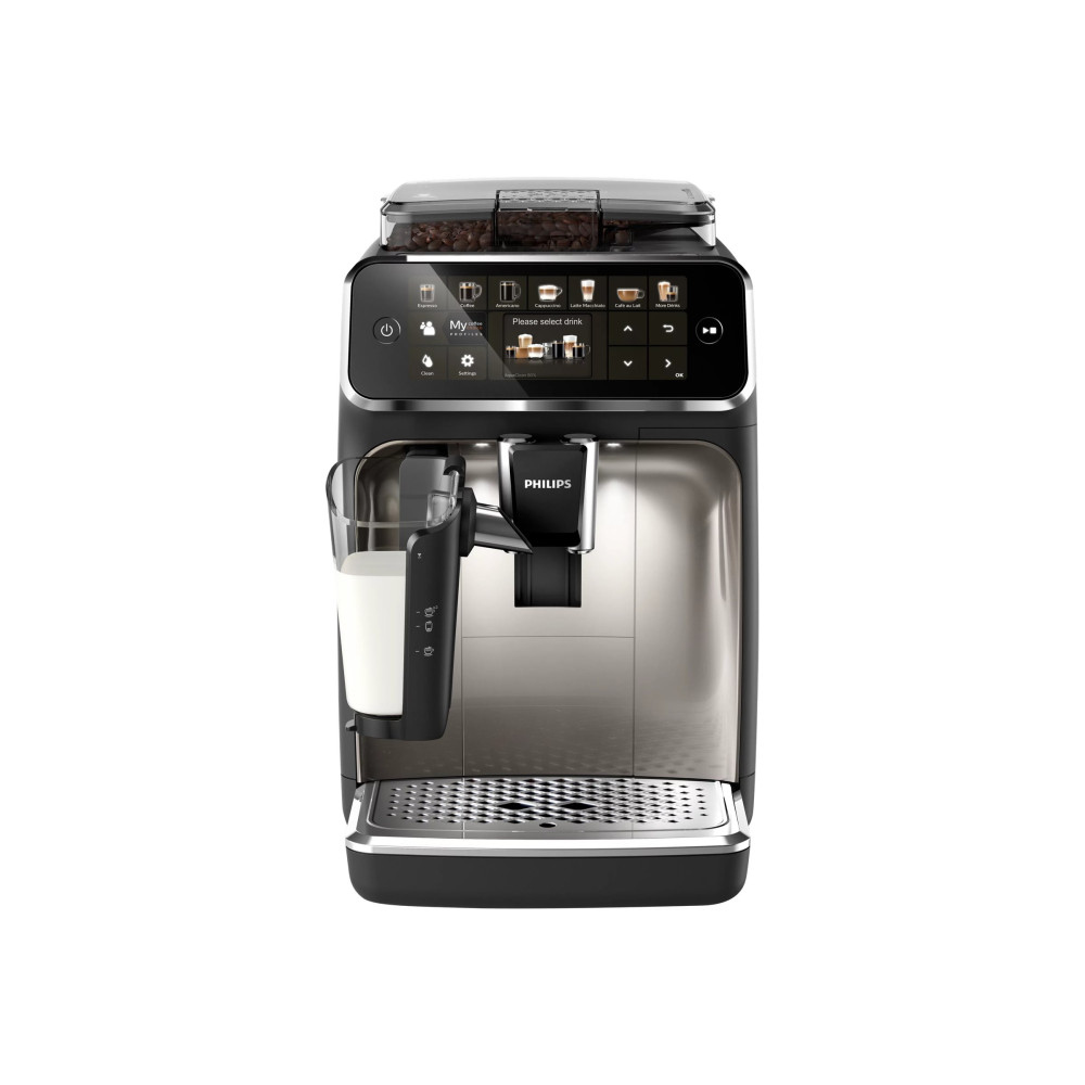 Produktbild för Philips 5400 series EP5447 - automatisk kaffekokare med mjölkskummare - 15 bar - svart