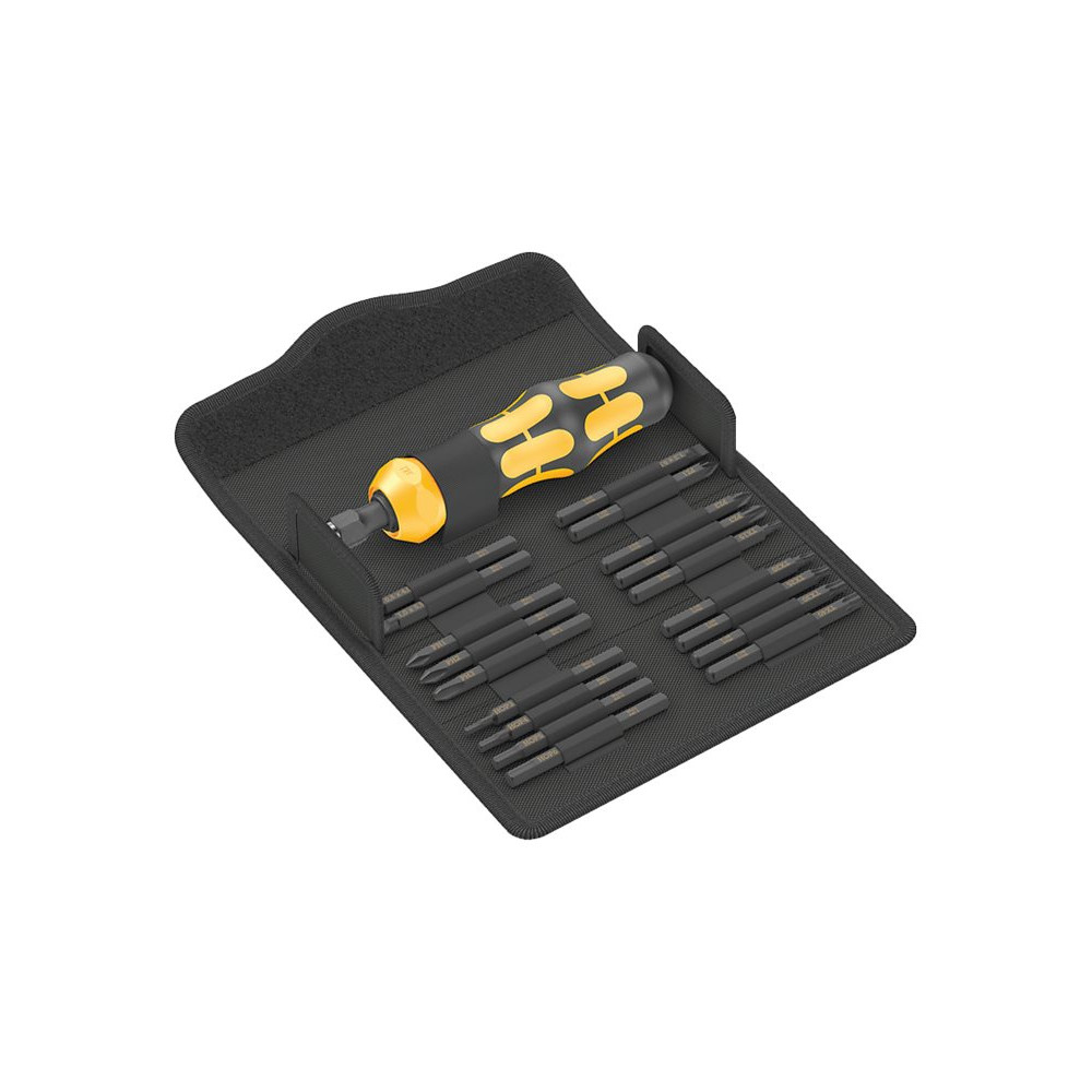 Produktbild för Wera Kraftform Kompakt 900 Set 1 - screwdriver handle with bit set - 19 delar