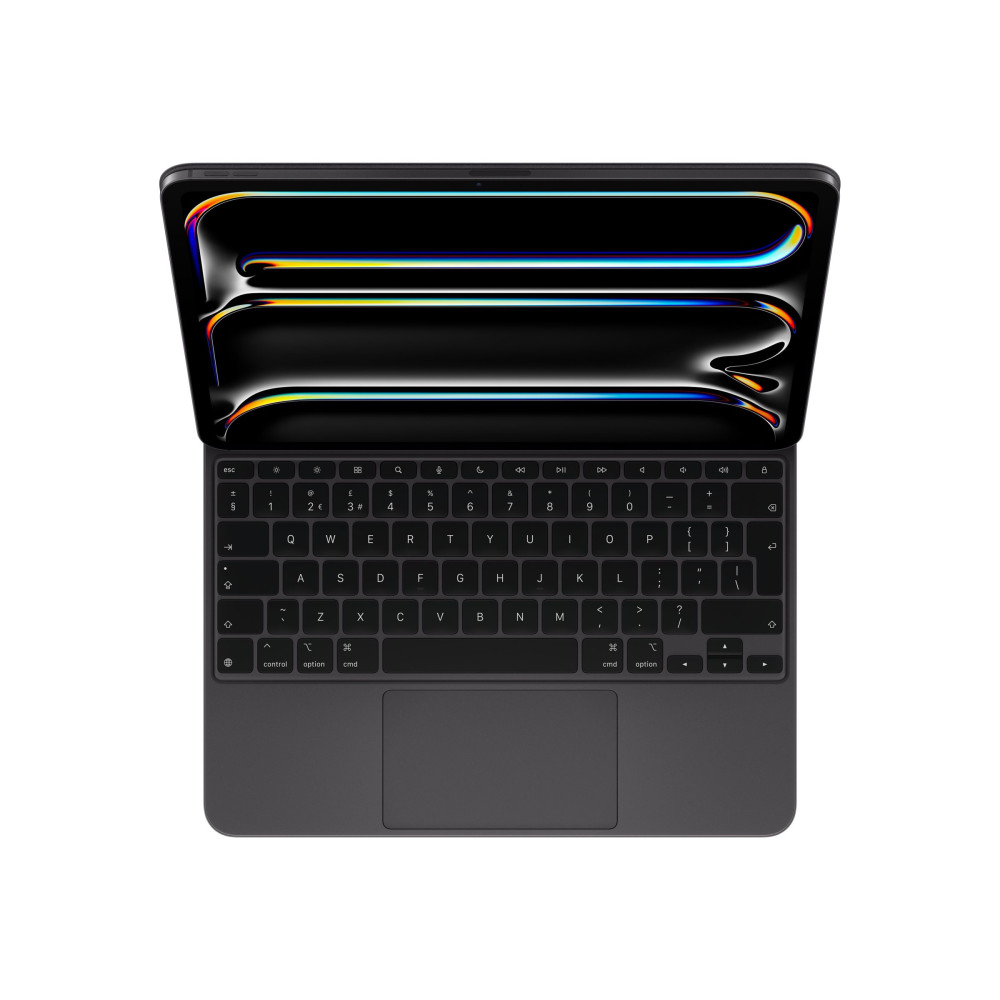 Produktbild för Apple Magic Keyboard - tangentbord och foliefodral - med pekdyna - QWERTY - brittisk - svart Inmatningsenhet