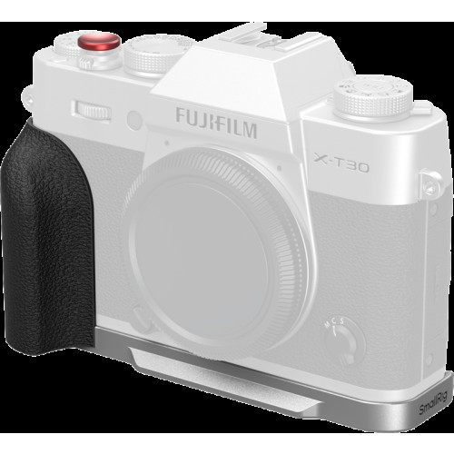 SMALLRIG SmallRig 5664 L-Shaped Mount Plate with Silicone Handle for FUJIFILM X-T30 / T30 II / T30 III Silver