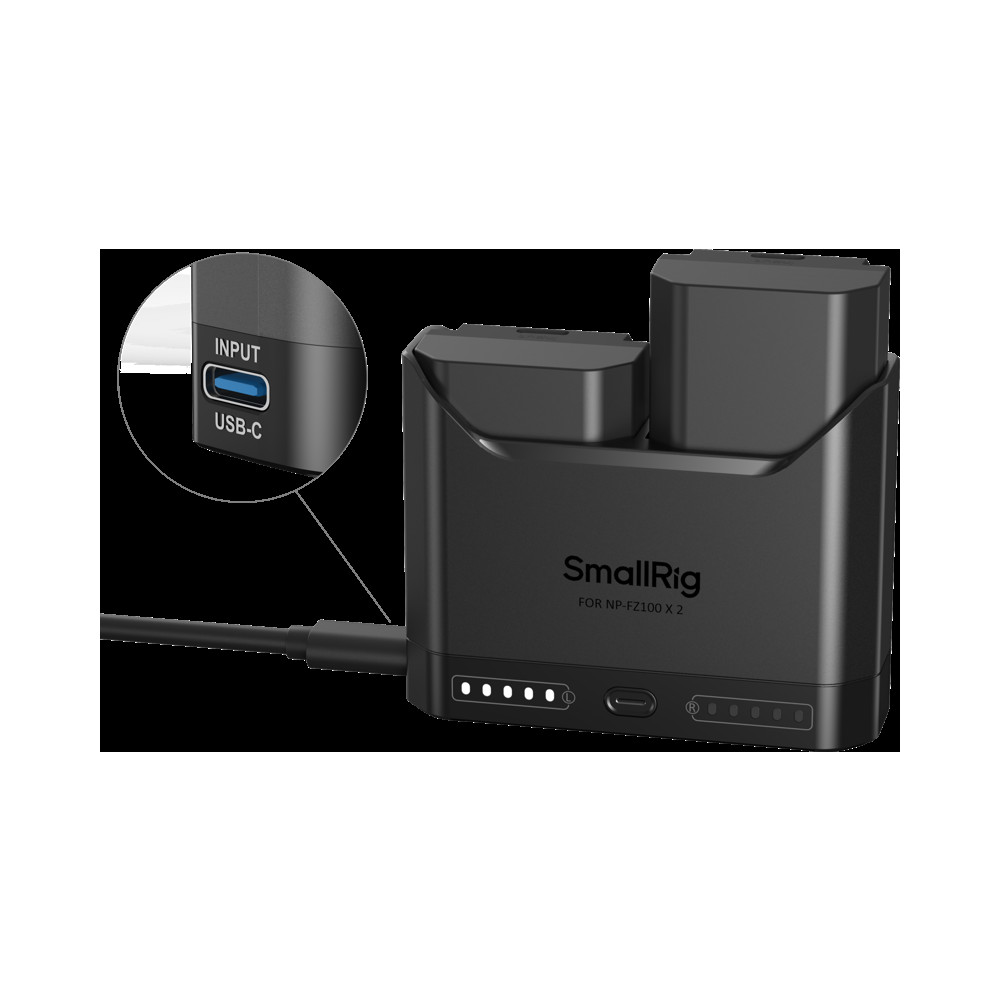 Produktbild för SmallRig 5483 Turbo Charging Kit for NP-FZ100 Camera Batteries