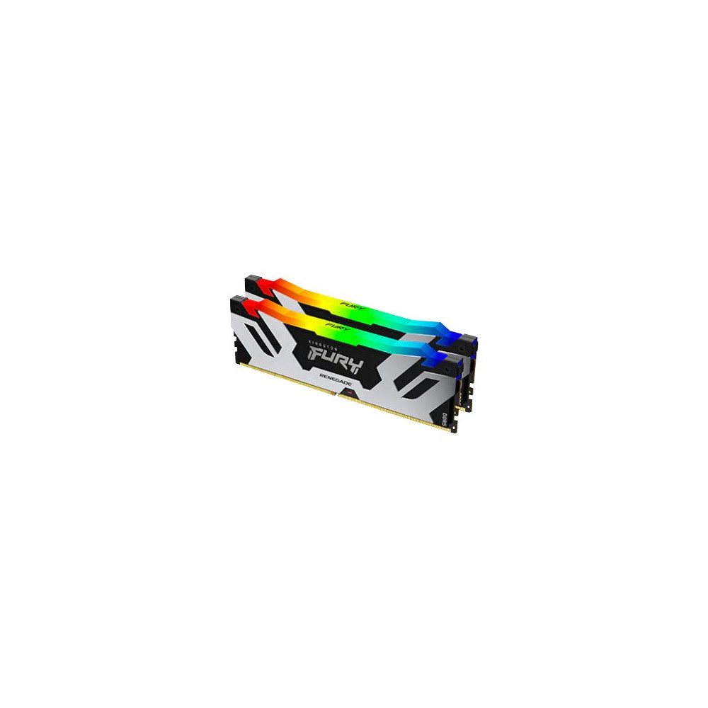 Produktbild för Kingston FURY Renegade RGB - DDR5 - sats - 32 GB: 2 x 16 GB - DIMM 288-pin / PC5-51200 - ej buffrad