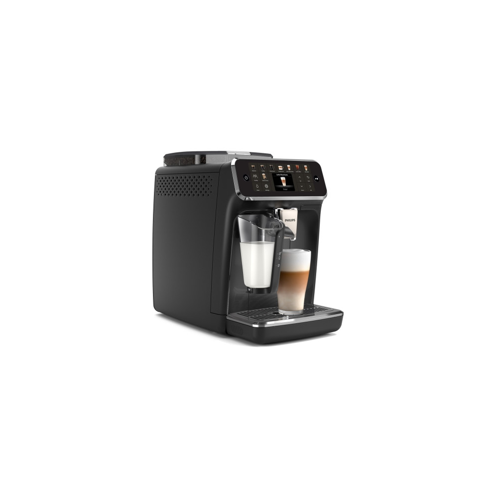 Produktbild för Philips 5500 series EP5541 - automatisk kaffekokare med mjölkskummare - 15 bar - glänsande svart