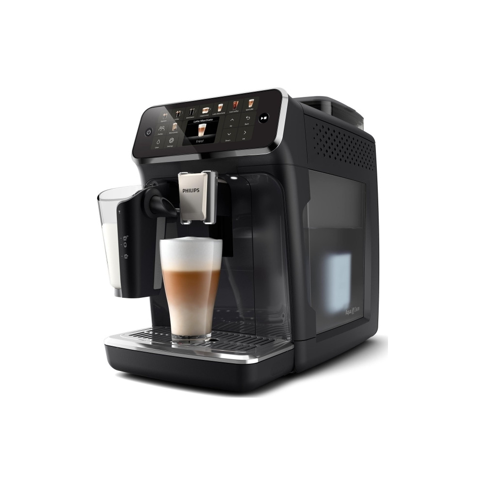 Produktbild för Philips 5500 series EP5541 - automatisk kaffekokare med mjölkskummare - 15 bar - glänsande svart