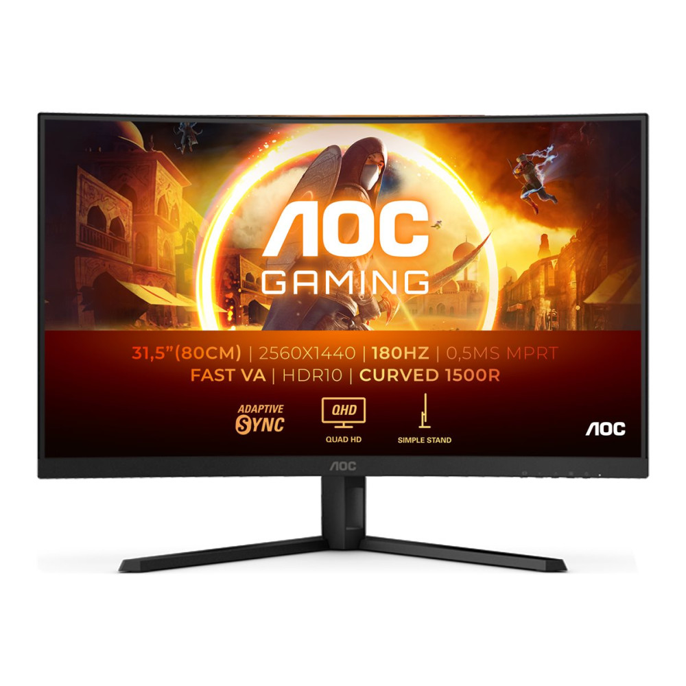 Produktbild för AOC Gaming CQ32G4VE - G4 Series - LED-skärm - böjd - QHD - 32" - HDR