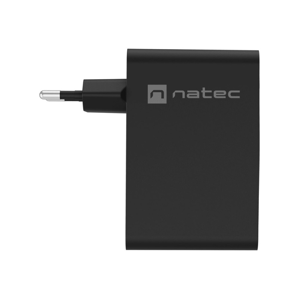 Produktbild för Natec Ribera strömadapter - GaN - USB, 3 x USB-C - 100 watt